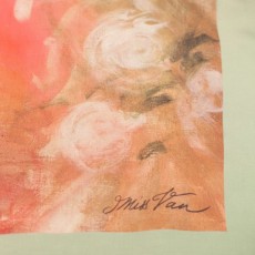 'Retrato Floral' Silk Scarf