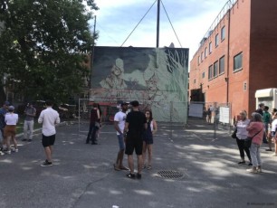 Process... Guerreras, Mural Festival, Montreal, June 2019