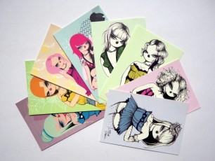 Oldies Postcard Set 02 - by Miss Van
