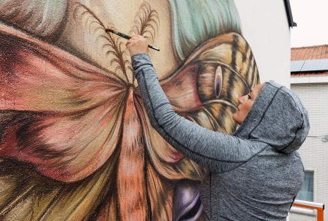 'Moth Muse' Mural