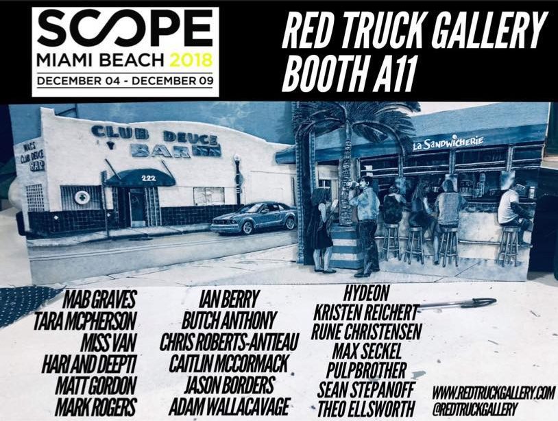 scope Miami 2018 x red truck gallery - Miss Van