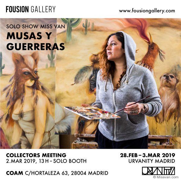 Miss Van - Urvanity Art x Fousion Gallery - Feb 2019