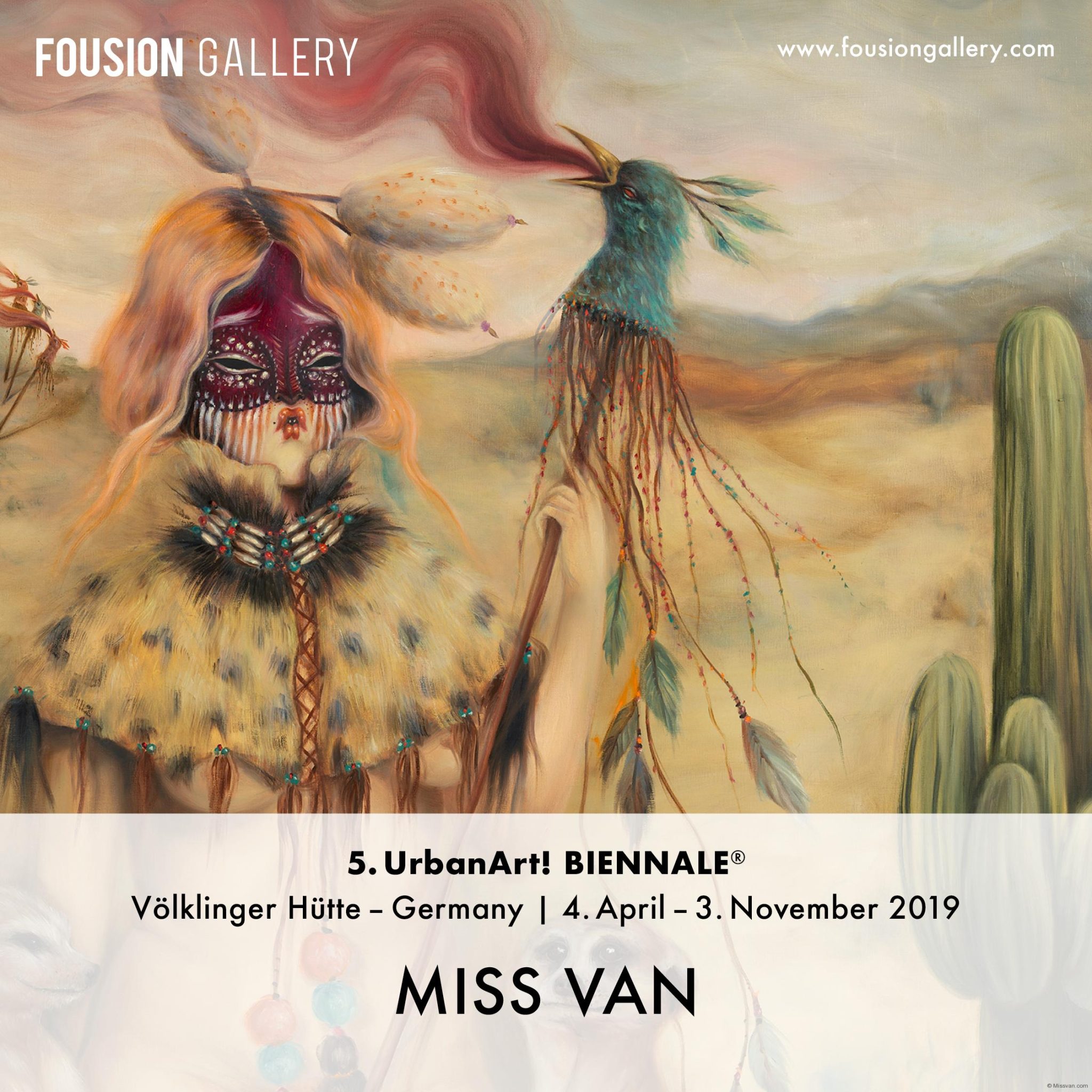 UrbanArt Biennale 2019 - Fousion Gallery - Miss Van