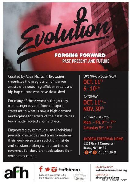 Evolution - group show - AFH Bronx - 2019