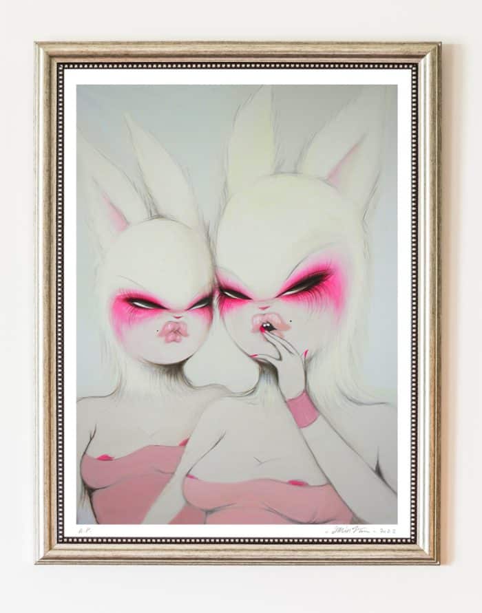 White Bunny - Print by Miss Van - Oldies