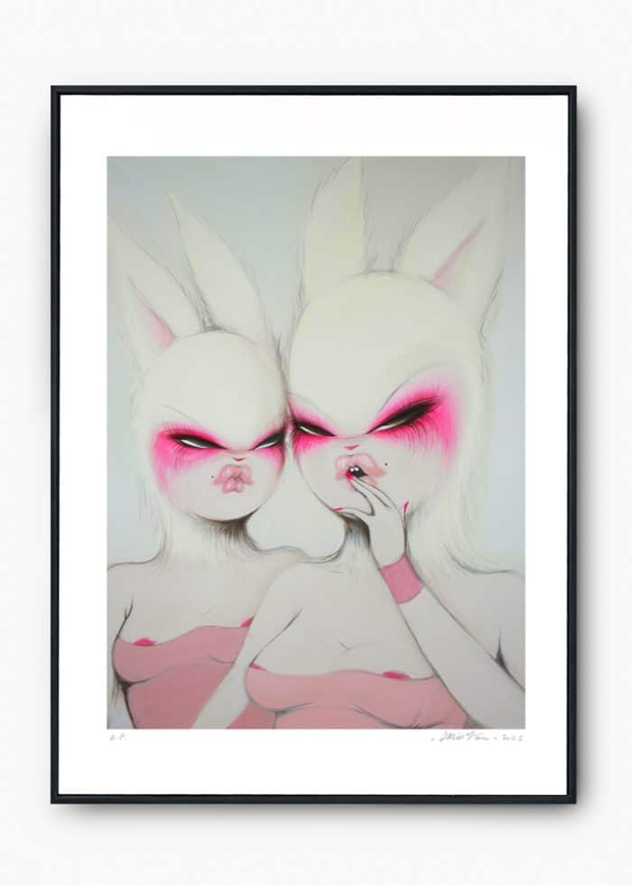 White Bunny - Print by Miss Van - Oldies