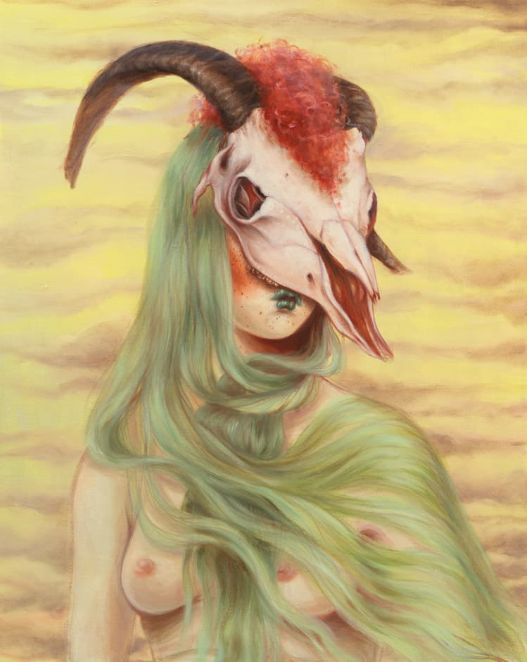 Nude with skull II