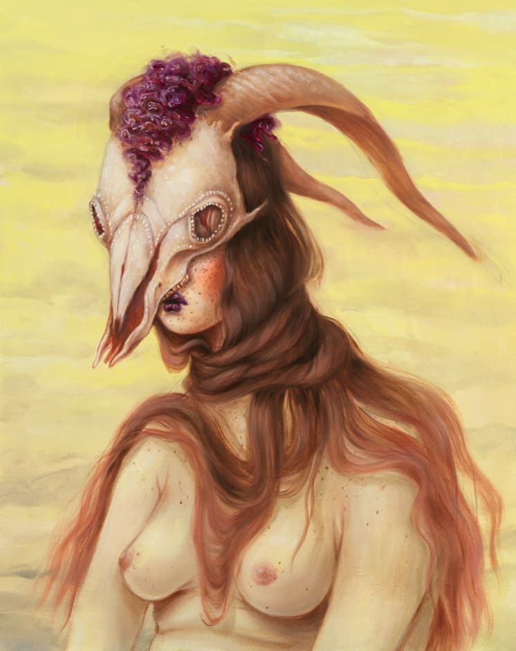 Nude with skull I
