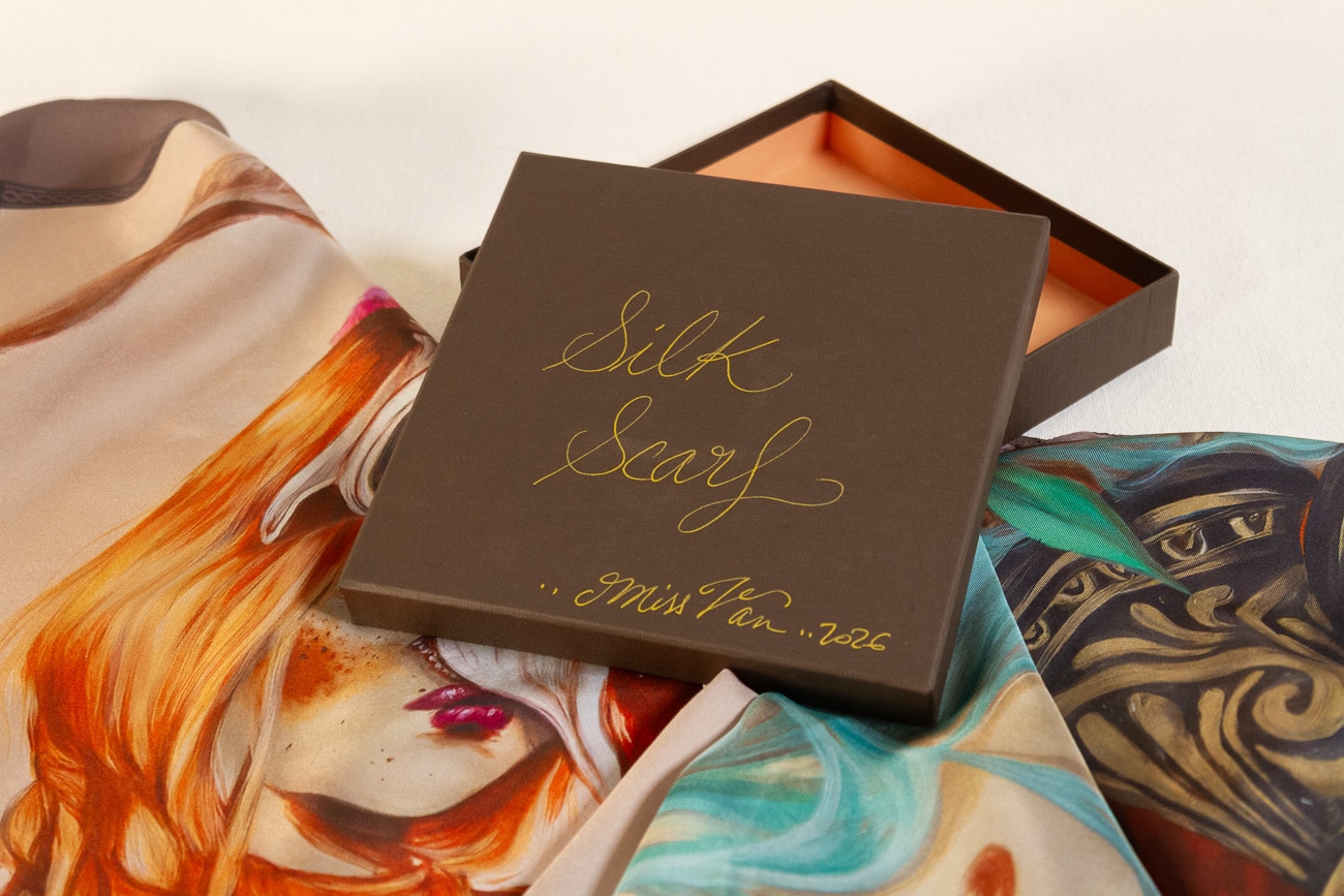 Muses Silk Scaf - Miss Van 2026