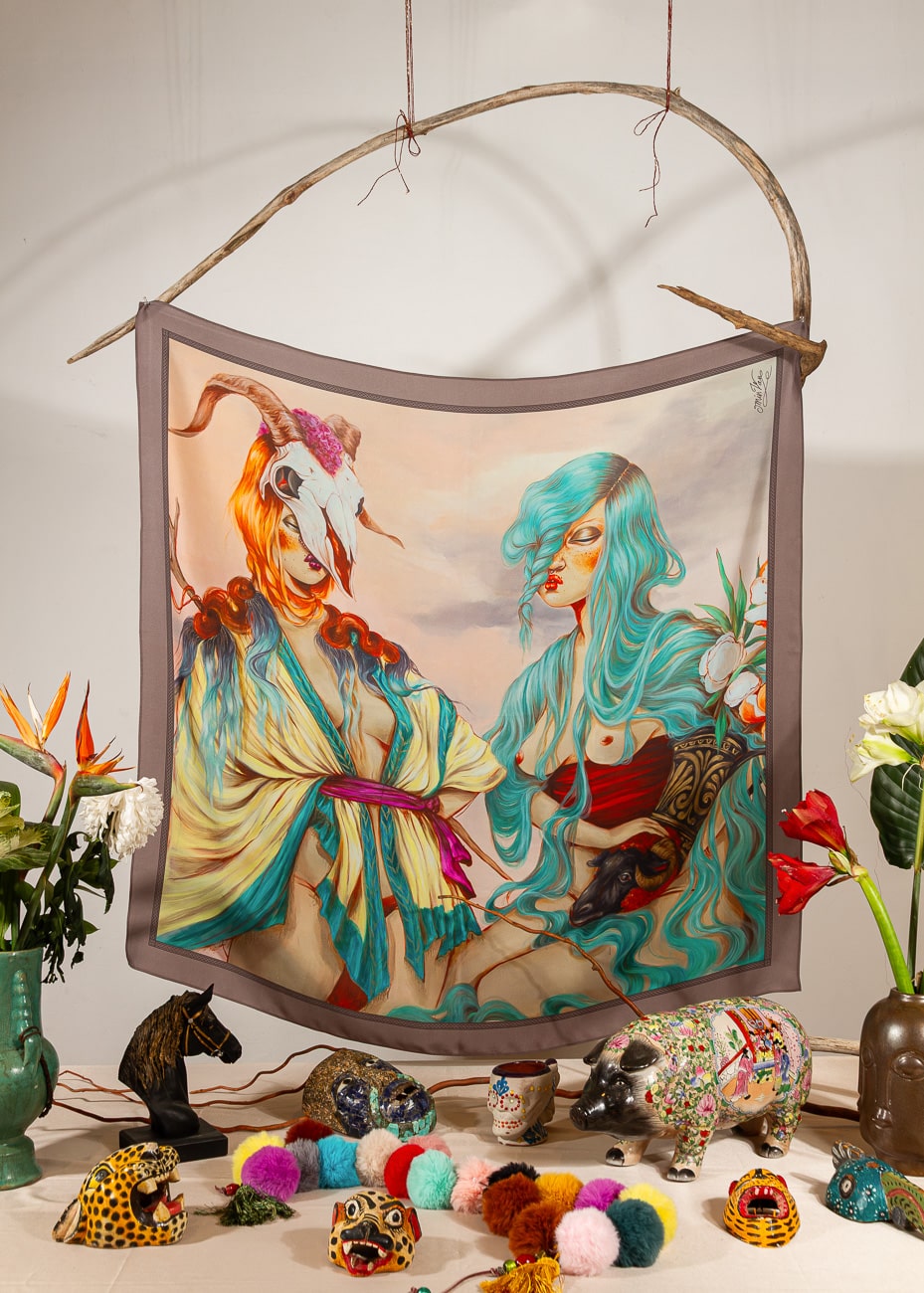 Muses Silk Scaf - Miss Van 2026