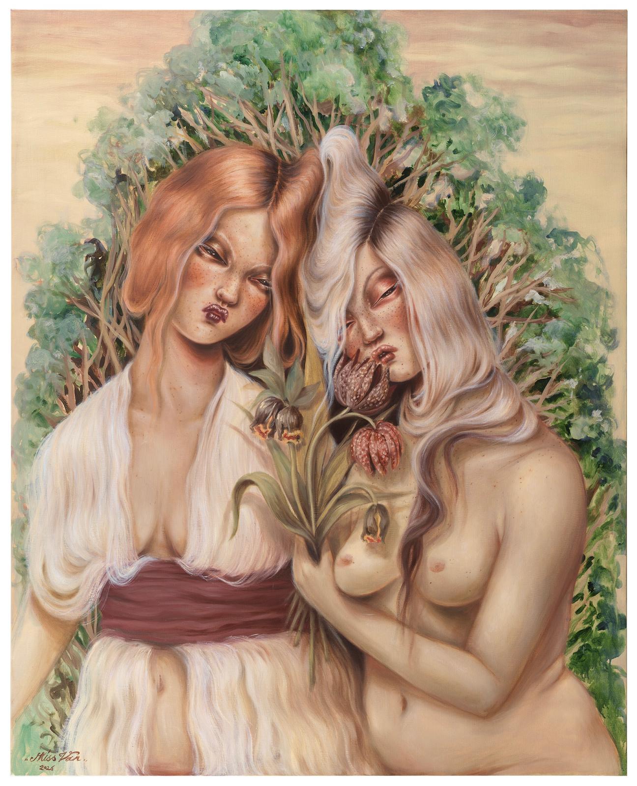 Two Blooming Muses