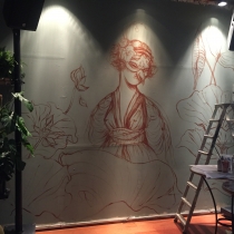 Mural at Guzzo