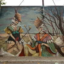 'Guerreras' Mural